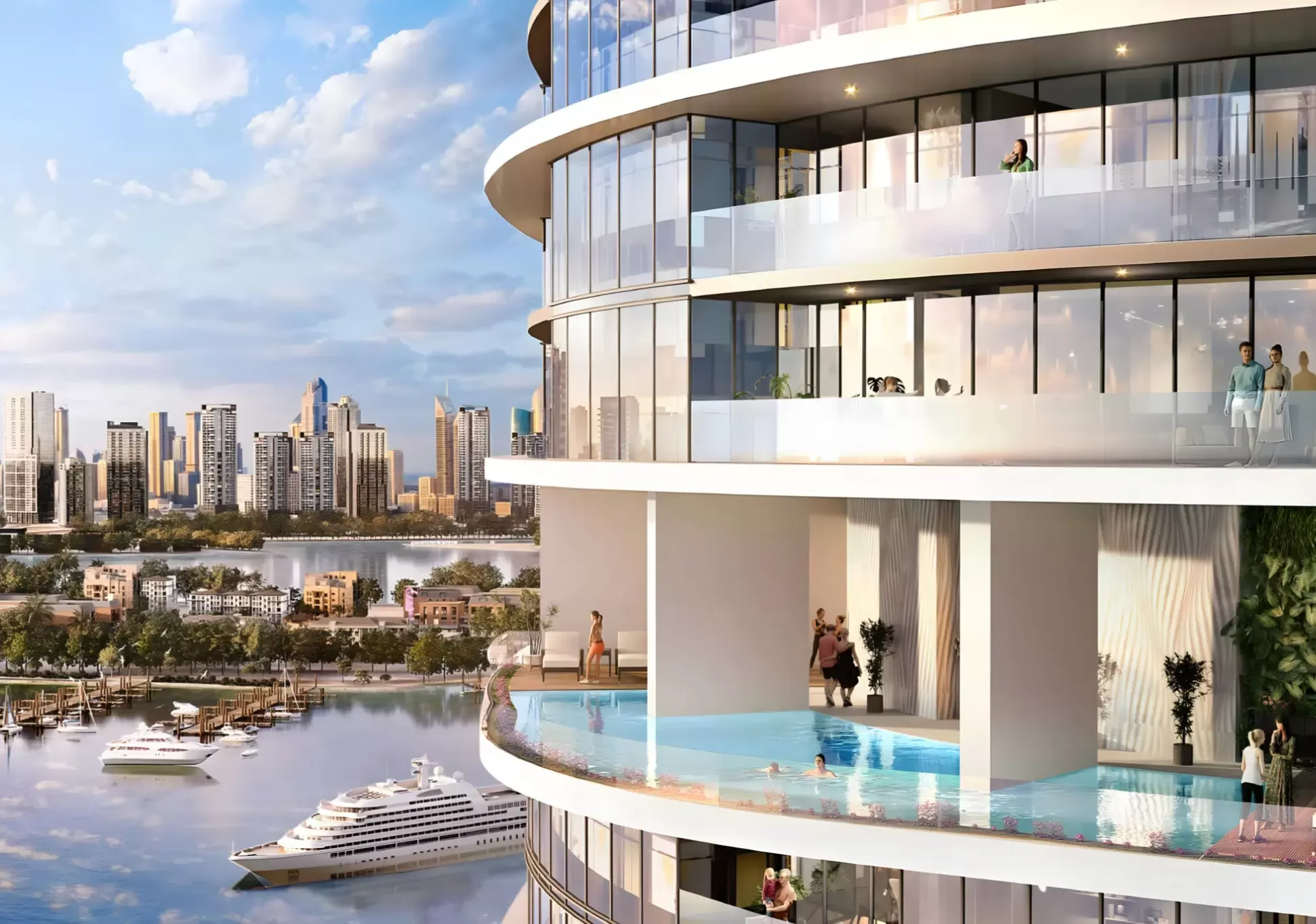 Квартиры Harbour Light at Dubai Maritime City фото 4