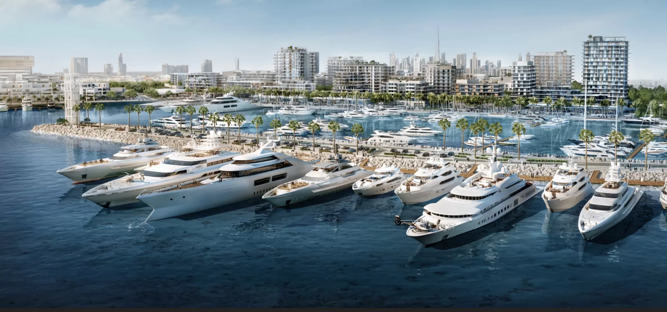 Квартиры Ocean Point at Rashid Yachts & Marina фото 5