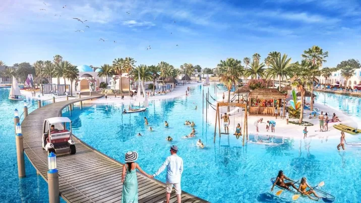 Таунхаусы Santorini Damac Lagoons фото 1