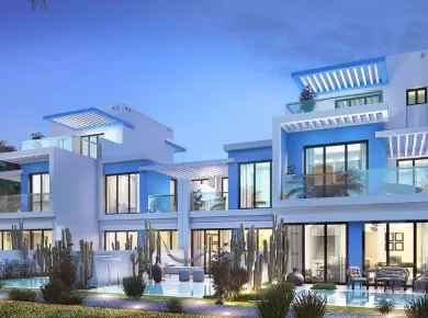 Таунхаусы Santorini Damac Lagoons фото 4