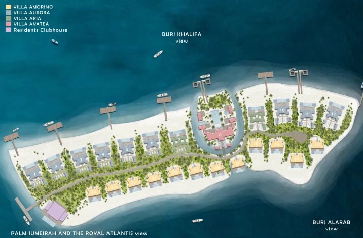 Виллы Amali Island at the Dubai World Islands фото 17