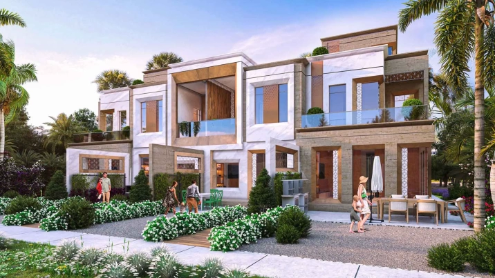 Таунхаусы Mykonos Damac Lagoons фото 2
