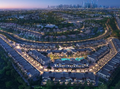Таунхаусы Jasmine Lane By Elie Saab at Jumeirah Golf Estate фото 1