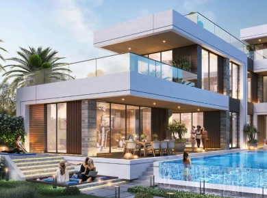 Таунхаусы Morocco Damac Lagoons фото 1